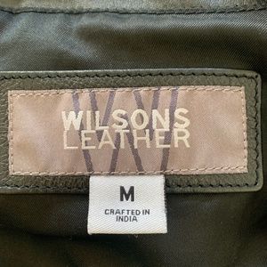 Wilson Leather black jacket, Size M